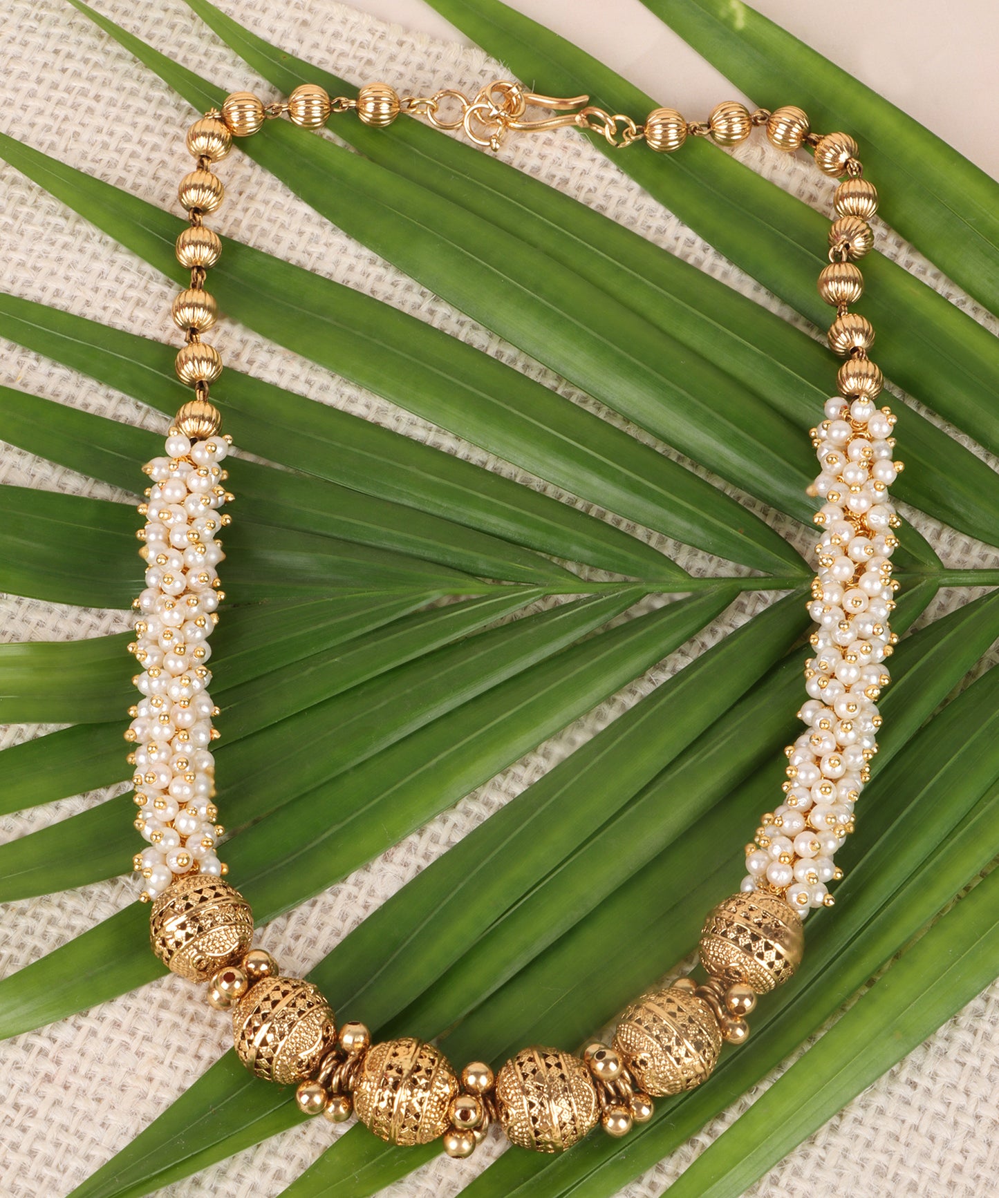 Traditional Gold and Pearl Necklace – Classic Heritage Jewelry