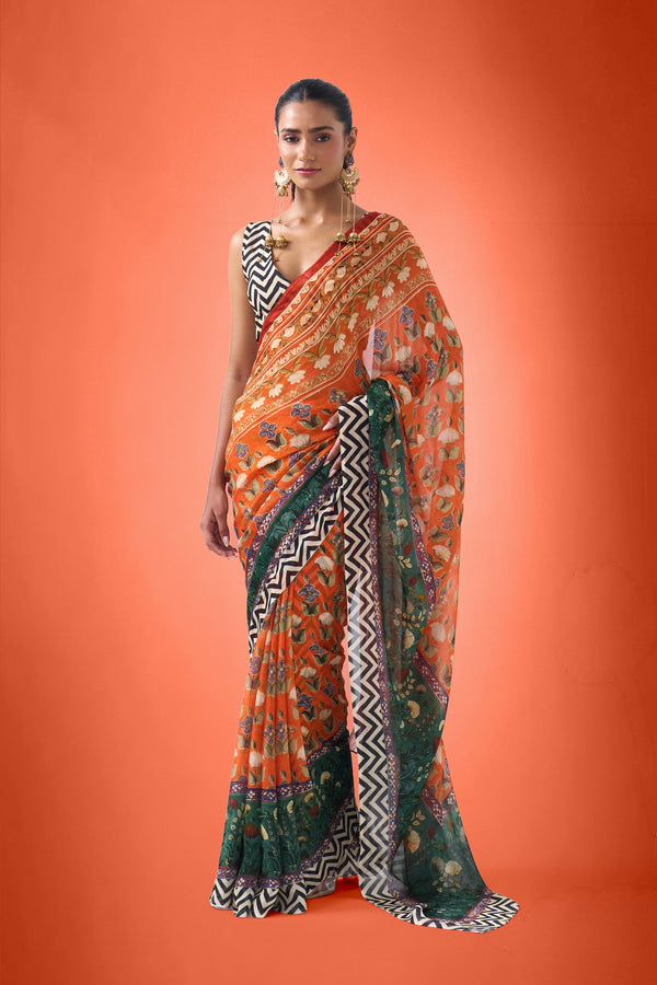 Abstract Sarees